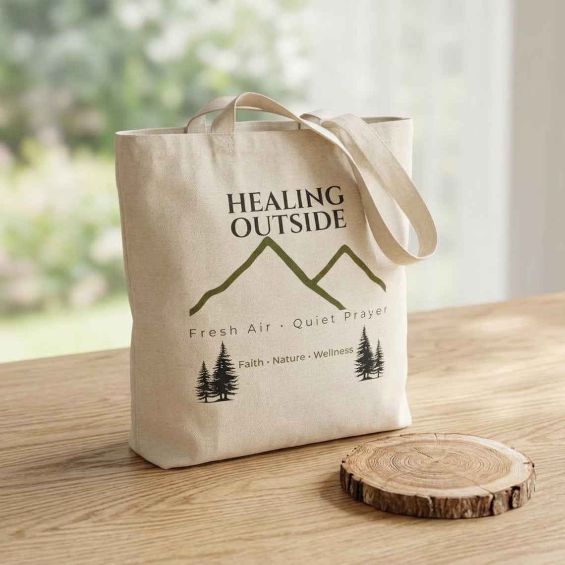 Healing Outside™ Canvas Tote Bag