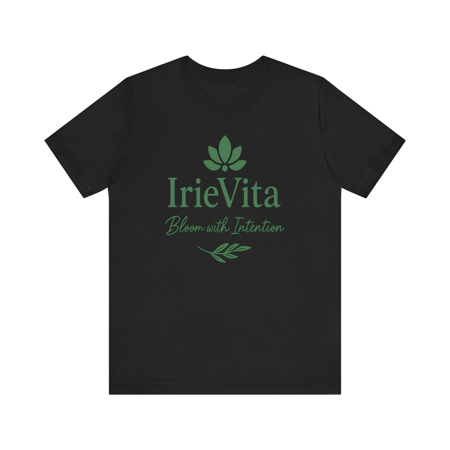 IrieVita Signature Tee – Bloom with Intention | Faith & Wellness Shirt for Mindful Living
