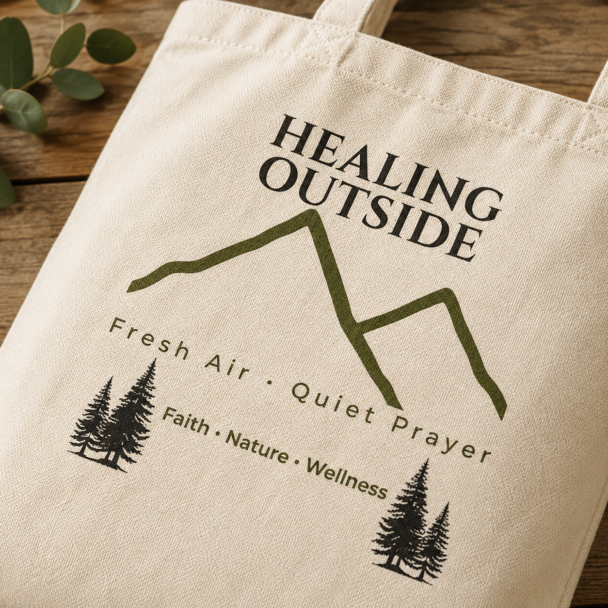 Healing Outside™ Canvas Tote Bag