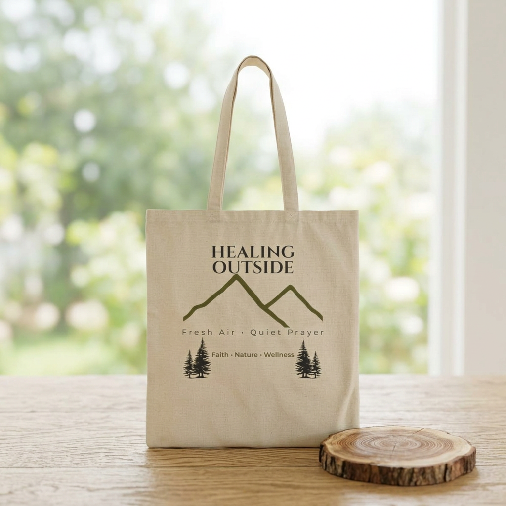 Healing Outside™ Canvas Tote Bag